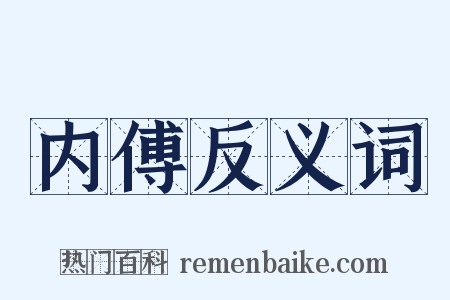 内傅反义词是什么意思的图片